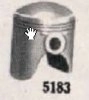 (image for) Piston assembly, Norton 16H pre 1933