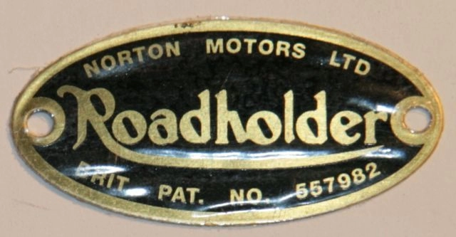 Modal Additional Images for Badge, front forks, inc rivets, Norton LRH (ea)