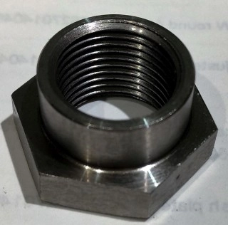 (image for) Nut, Norton alternator rotor, short, pre Commando