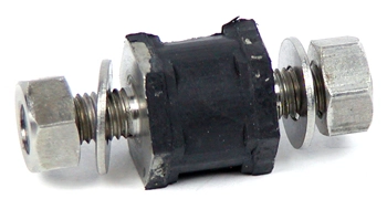 (image for) Oil tank mount, rubber with hardware, Norton Commando (ass)