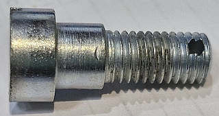 (image for) Screw, cheese head 1/4 BSCy x 3/4, 7/16 inch head short shoulder ZP