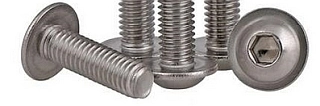 (image for) Screws, domed head, flanged, socket, windscreen 5x30mm