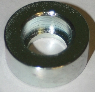 (image for) Distance piece, Norton front hub spindle, steel brake plate LRH