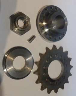 (image for) Sprocket, vernier set, magdyno, Norton 16T