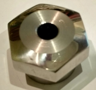 (image for) Nut, steering column, Norton SRH with hole