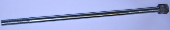 (image for) Steering damper shaft & nuts norton LRH SRH (no spring)