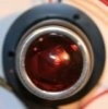 Tail light, Lucas MT110 pattern, black,  tail /stop light, 12v