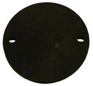 (image for) Petrol tank, name badge rubber, Norton round badge (pr)