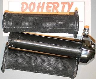 (image for) Throttle assembly, 7/8in bar, + grips + ferrule, Doherty No 71
