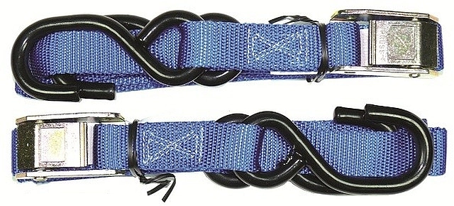 Modal Additional Images for Tie Down strap 25mm soft hook Blue (pr)