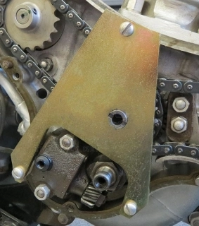 (image for) Tool, Intermediate shaft support plate, Norton twins 500 to 850