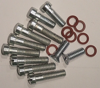 (image for) Screw set, timing cover, Norton singles 1938-1947, not mil
