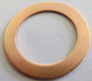 (image for) Oil pressure relief valve nut washer, Norton twins