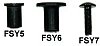 (image for) Screw for Well nut, rubber, M5, sm 11mm flange, philips ea