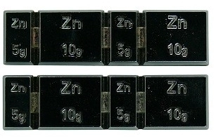 (image for) Wheel weights 5/10 gram, chrome