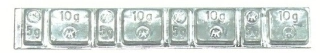 (image for) Wheel weights 5/10 gram, slim