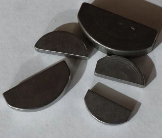(image for) Woodruff key set, eng sprkt+, Norton singles, twins (set 5)